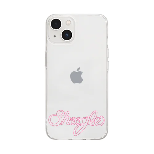 Shoogle(シューグル) Pink Line Soft Clear Smartphone Case