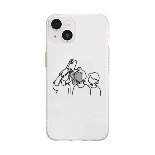 セルフ Soft Clear Smartphone Case