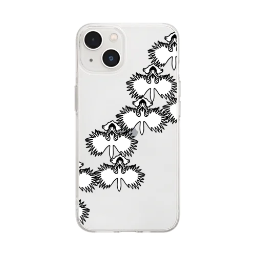 鷺草　白鶴 Soft Clear Smartphone Case