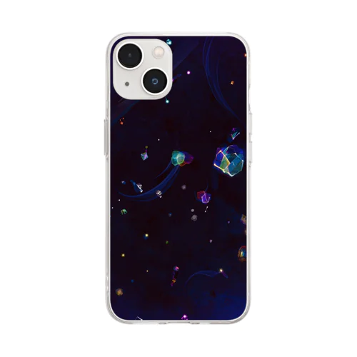 【人気】宇宙のかんてん Soft Clear Smartphone Case