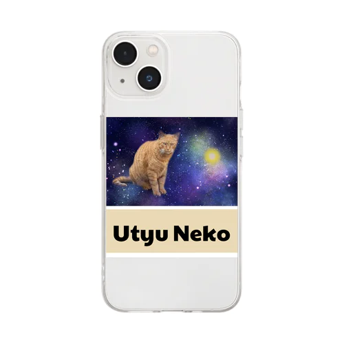 Utyuねこ Soft Clear Smartphone Case