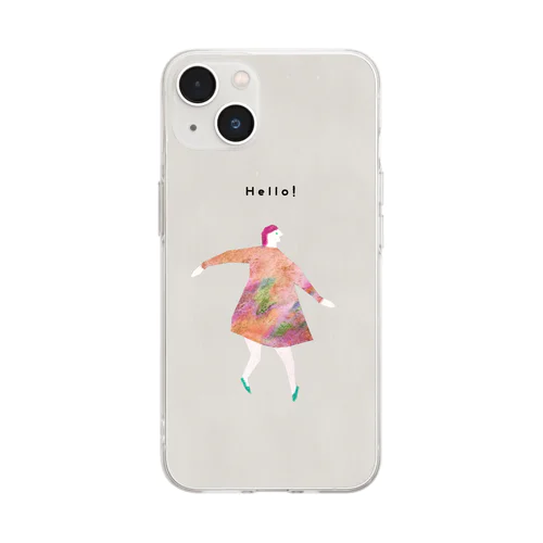 Hello! Soft Clear Smartphone Case