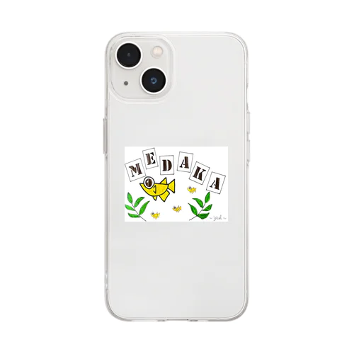 めだかちゃん Soft Clear Smartphone Case