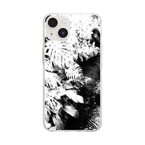 botanical garden-waterfall Soft Clear Smartphone Case