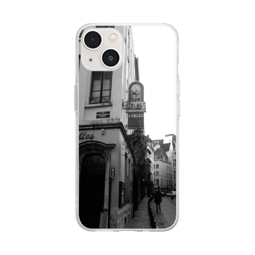 街角フォト  Bruxelles Soft Clear Smartphone Case