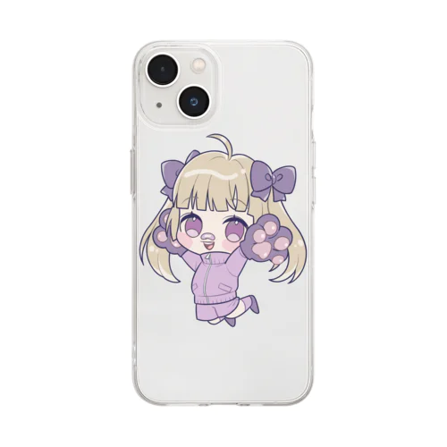 えむちジャンプだぜ Soft Clear Smartphone Case