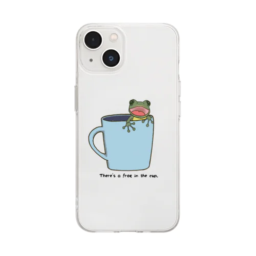 カエル Soft Clear Smartphone Case