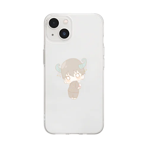 恋くん (♡) Soft Clear Smartphone Case