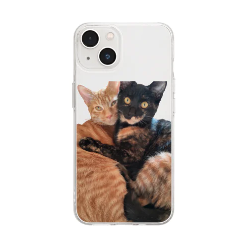 猫LOVE Soft Clear Smartphone Case