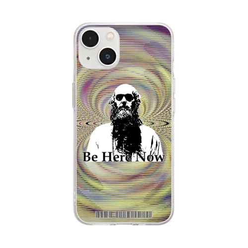 BE HERE NOW Soft Clear Smartphone Case