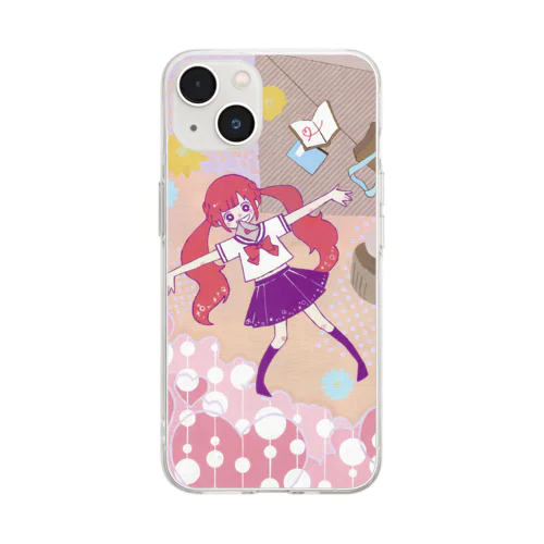 ラブレター Soft Clear Smartphone Case