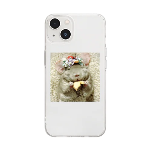 花冠こめ Soft Clear Smartphone Case