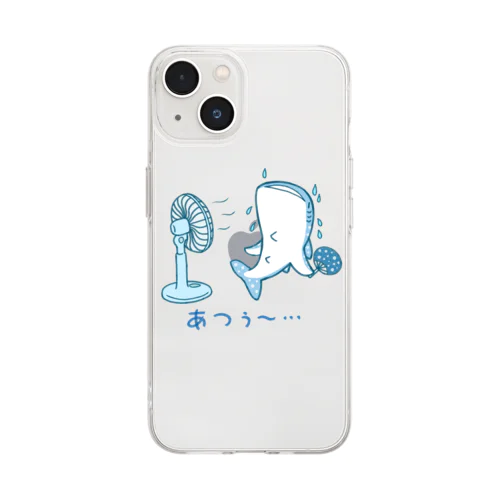 あつがりジンベエ Soft Clear Smartphone Case