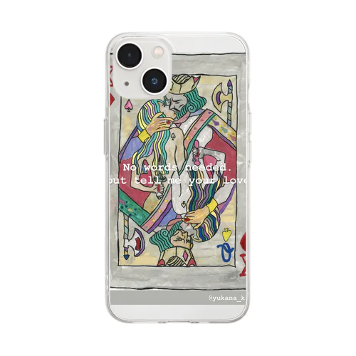 KING and PSYCHO-PASS Soft Clear Smartphone Case