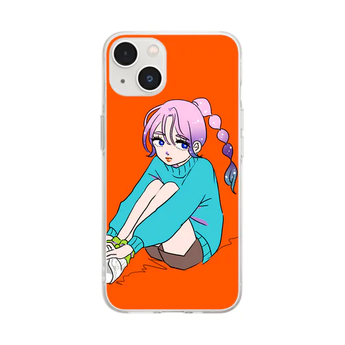 エモ女子シリーズ Soft Clear Smartphone Case