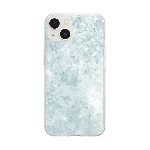 umitonamito shiroisunahama Soft Clear Smartphone Case