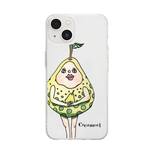 ラフランスさん Soft Clear Smartphone Case