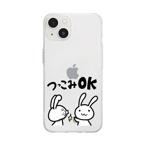 つっこみＯＫ Soft Clear Smartphone Case