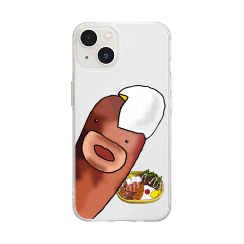 ウインナーくん Soft Clear Smartphone Case