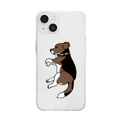 おねむりビゴ Soft Clear Smartphone Case