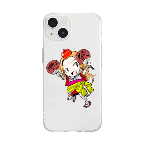 【公式】津軽弁ガールあんな応援グッズグッズ🍎 Soft Clear Smartphone Case