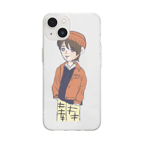 秋服BOY Soft Clear Smartphone Case