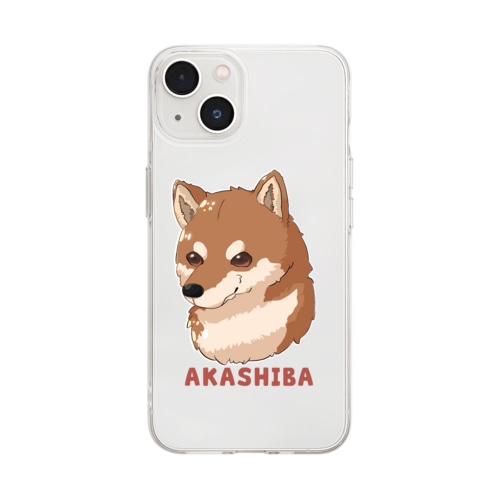 あかしばスマホケース Soft Clear Smartphone Case