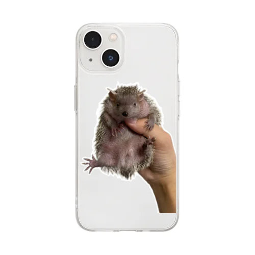 ヒメハリテンレックのココちゃん Soft Clear Smartphone Case