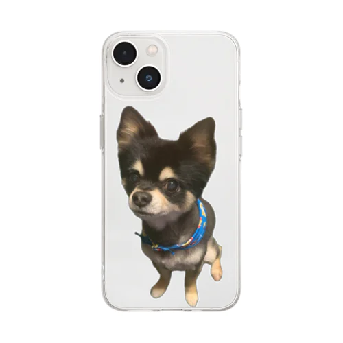 我が家の愛犬レン君 🐶1 Soft Clear Smartphone Case