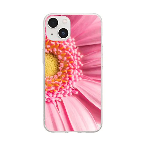 花柄11 Soft Clear Smartphone Case