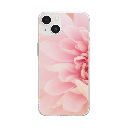 ダリア4 Soft Clear Smartphone Case