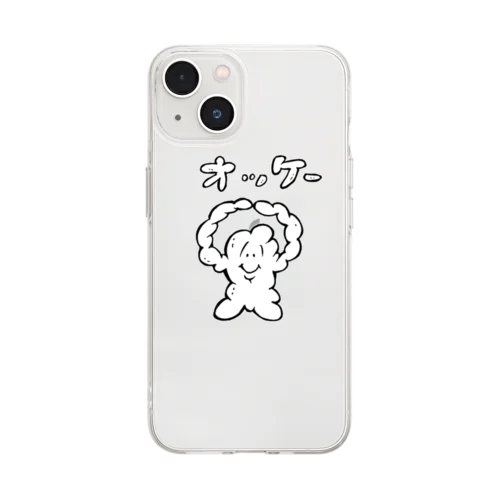 オッケーワムさん Soft Clear Smartphone Case