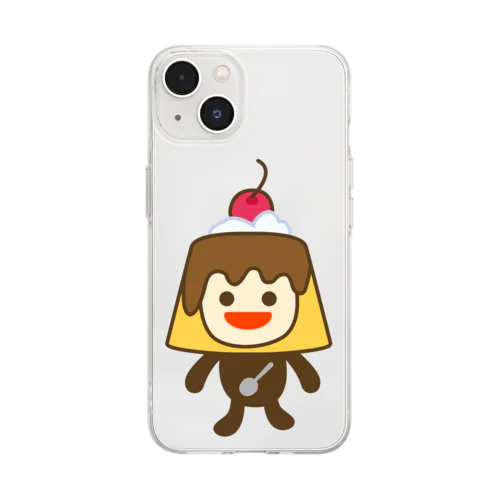 プリンっ子 Soft Clear Smartphone Case