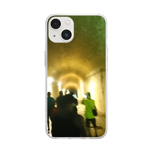 不気味なトンネル - Spooky Tunnel - Soft Clear Smartphone Case