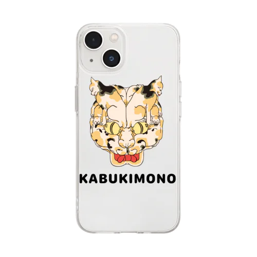 猫の怪 Soft Clear Smartphone Case