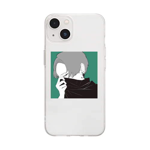 R.I.Pくん Soft Clear Smartphone Case