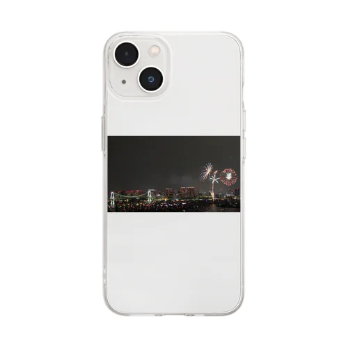 東京湾大華火祭 No.1 - Firework Festival - Soft Clear Smartphone Case