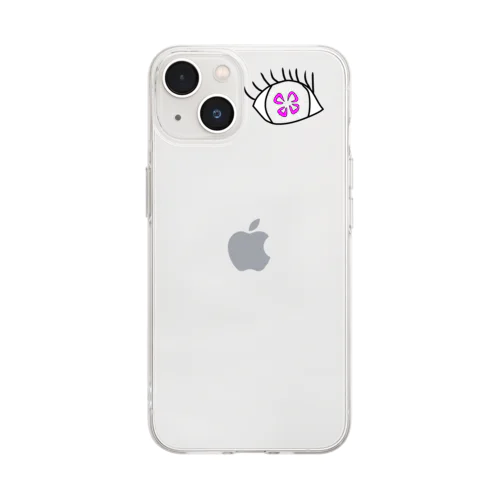 ミズクラゲカラコン Soft Clear Smartphone Case