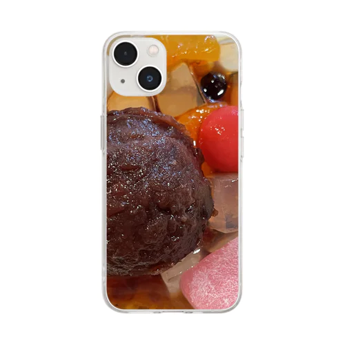 白玉あんみつ Soft Clear Smartphone Case