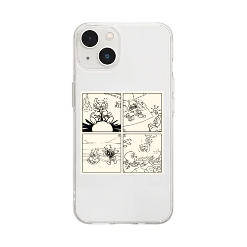 夏の思い出 Soft Clear Smartphone Case