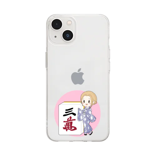 麻雀女子 Soft Clear Smartphone Case