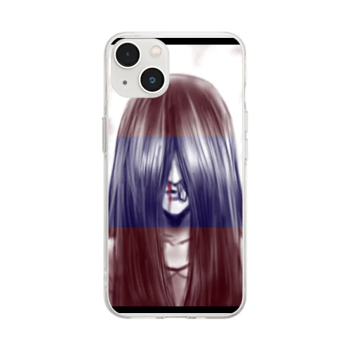 鼻つっぺ少女 Soft Clear Smartphone Case