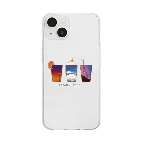 SORAIRO DRINK Soft Clear Smartphone Case