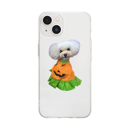 ハロウィンの妖精 Soft Clear Smartphone Case