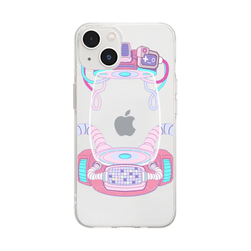 培養ポッド（きゅーと） Soft Clear Smartphone Case