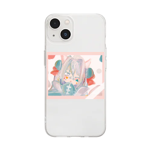 サブカルチャイナがーる Soft Clear Smartphone Case