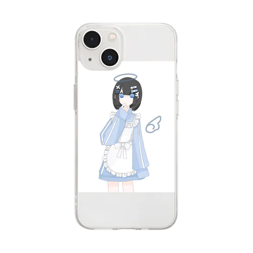 さぶかるめいどちゃん Soft Clear Smartphone Case