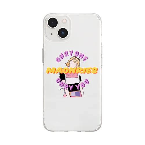 まおんりーずグッズ Soft Clear Smartphone Case