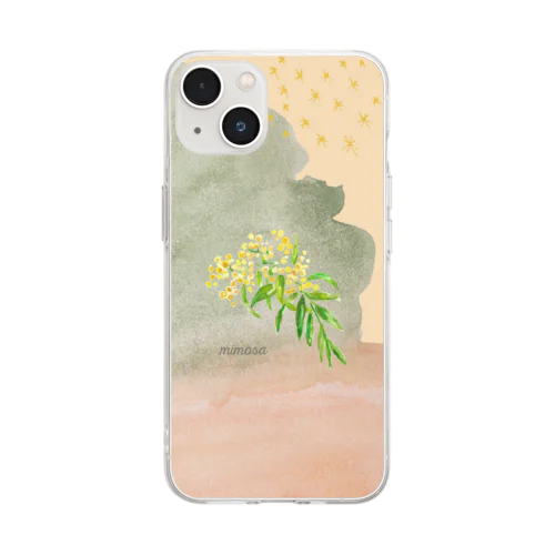 mimosa＊suisai Soft Clear Smartphone Case