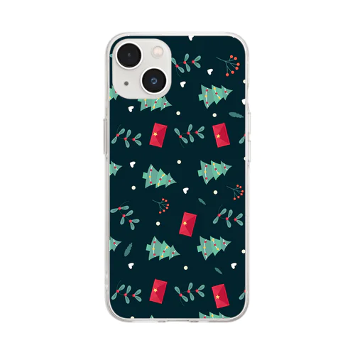 クリスマス6-2 Soft Clear Smartphone Case